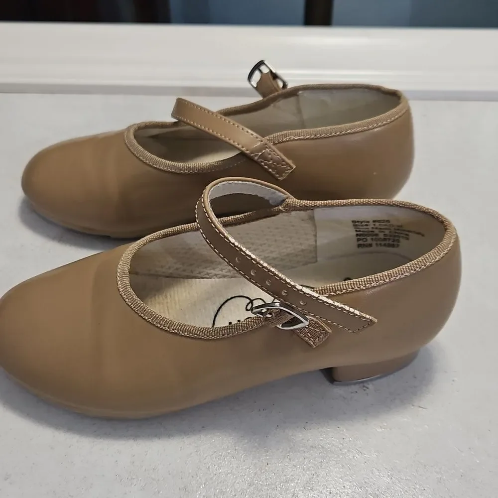 Revolution Tan Kids Tap Shoes Size 1M
